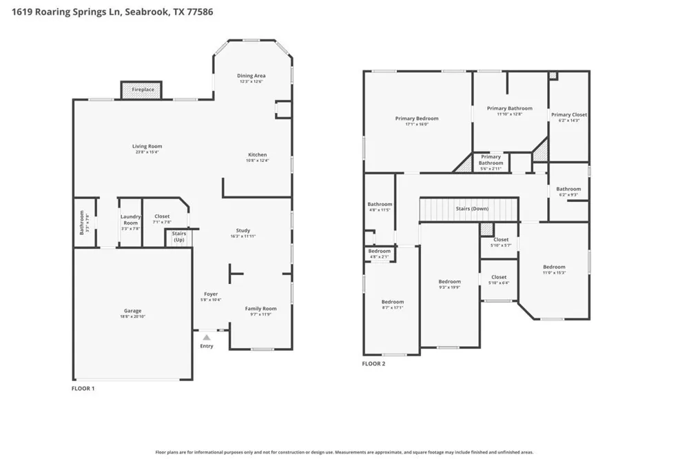 1619 Roaring Springs Lane Seabrook, TX 77586