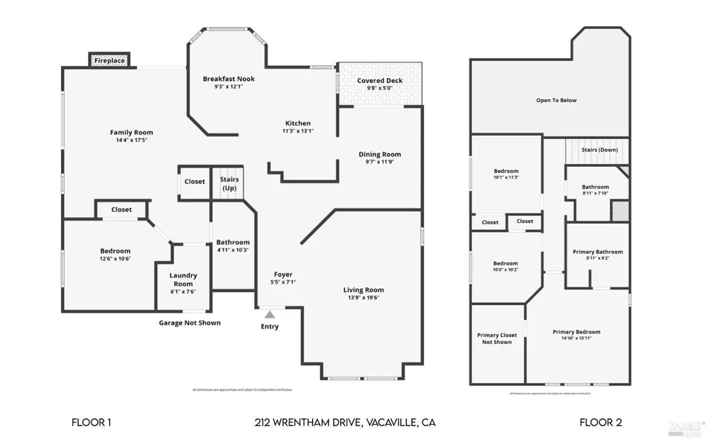 212 Wrentham Drive Vacaville, CA 95688
