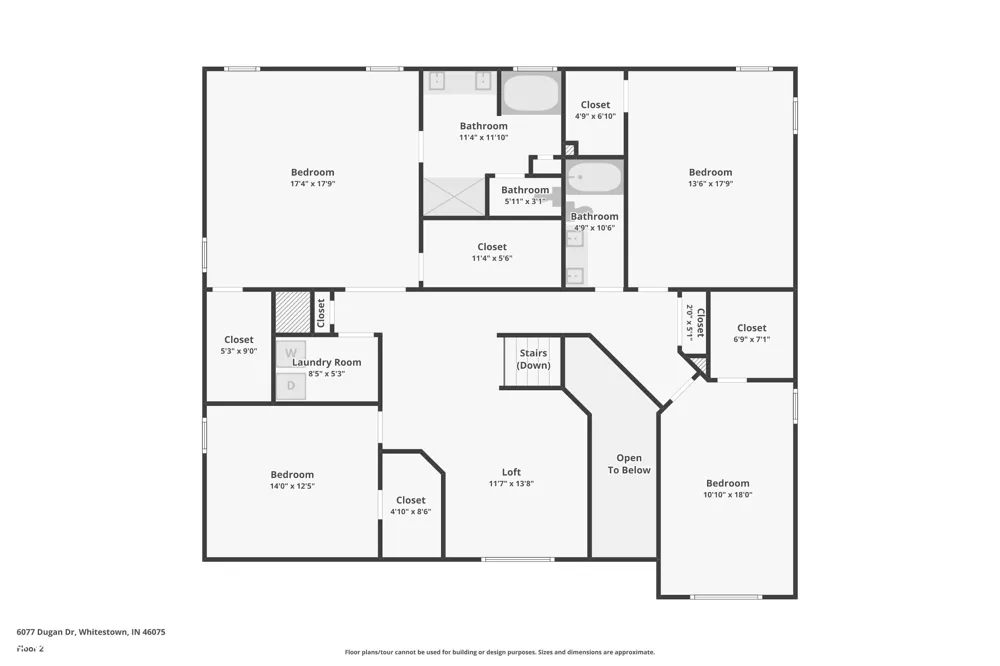 6077 Dugan Drive Whitestown, IN 46075