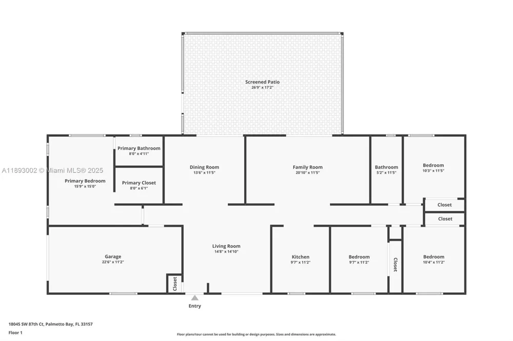 18045 SW 87th Ct Palmetto Bay, FL 33157