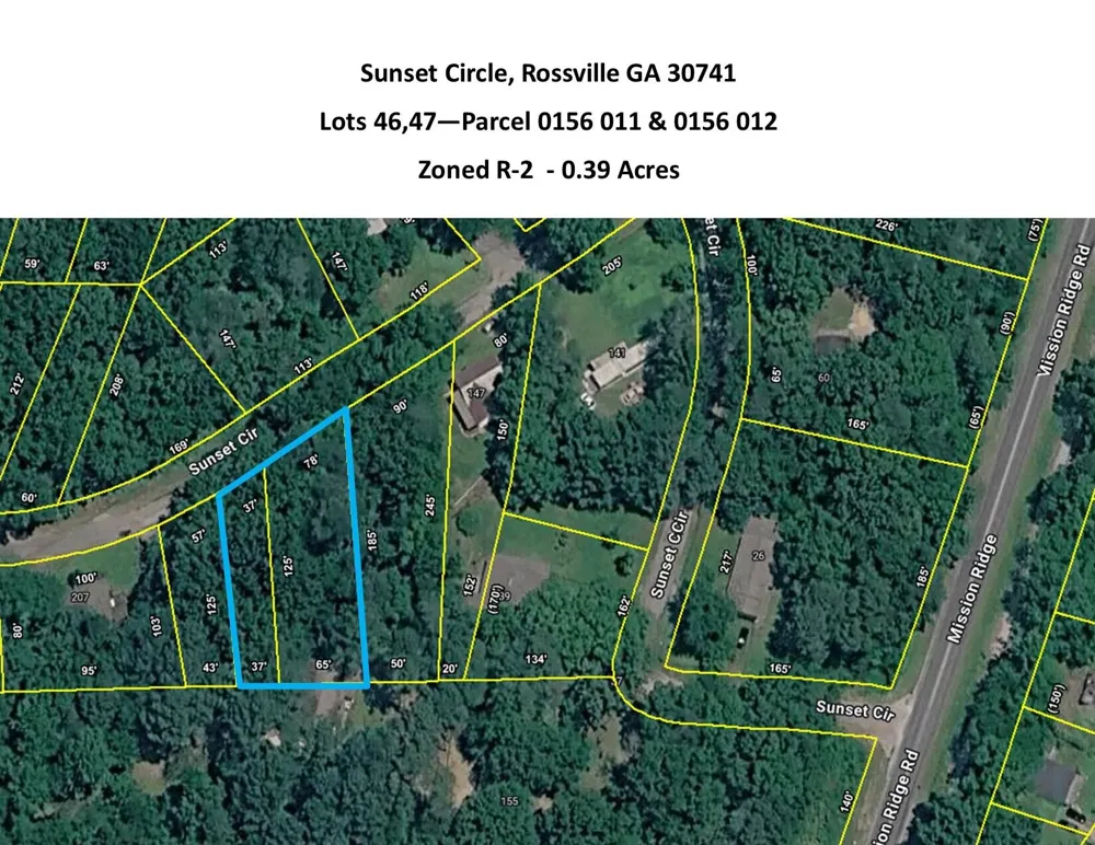 47 Sunset Circle Rossville, GA 30741