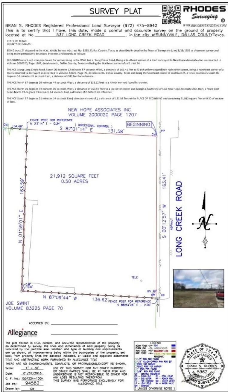 537 Long Creek Road Sunnyvale, TX 75182