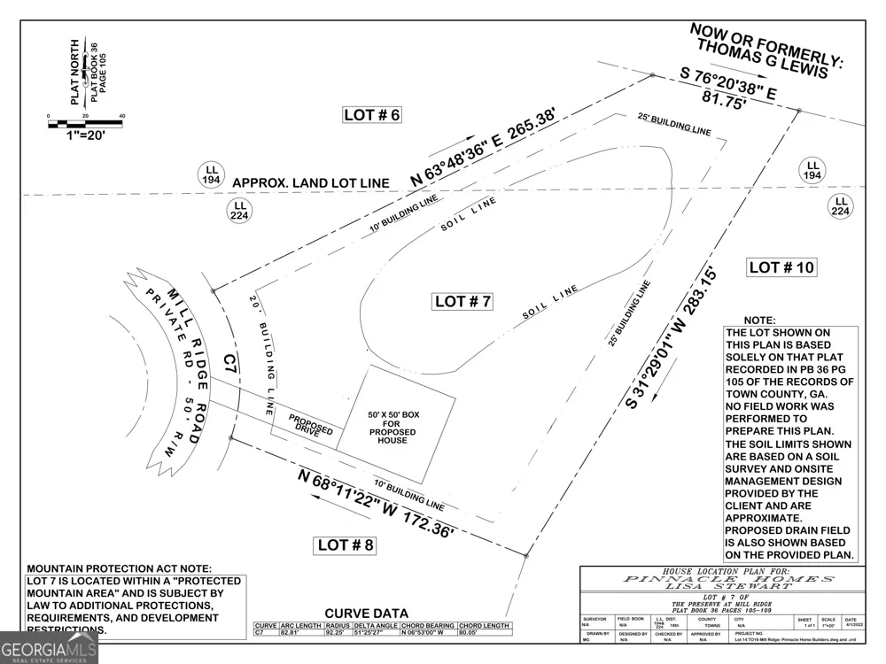 LOT 7 Mill Ridge RD Hiawassee, GA 30546