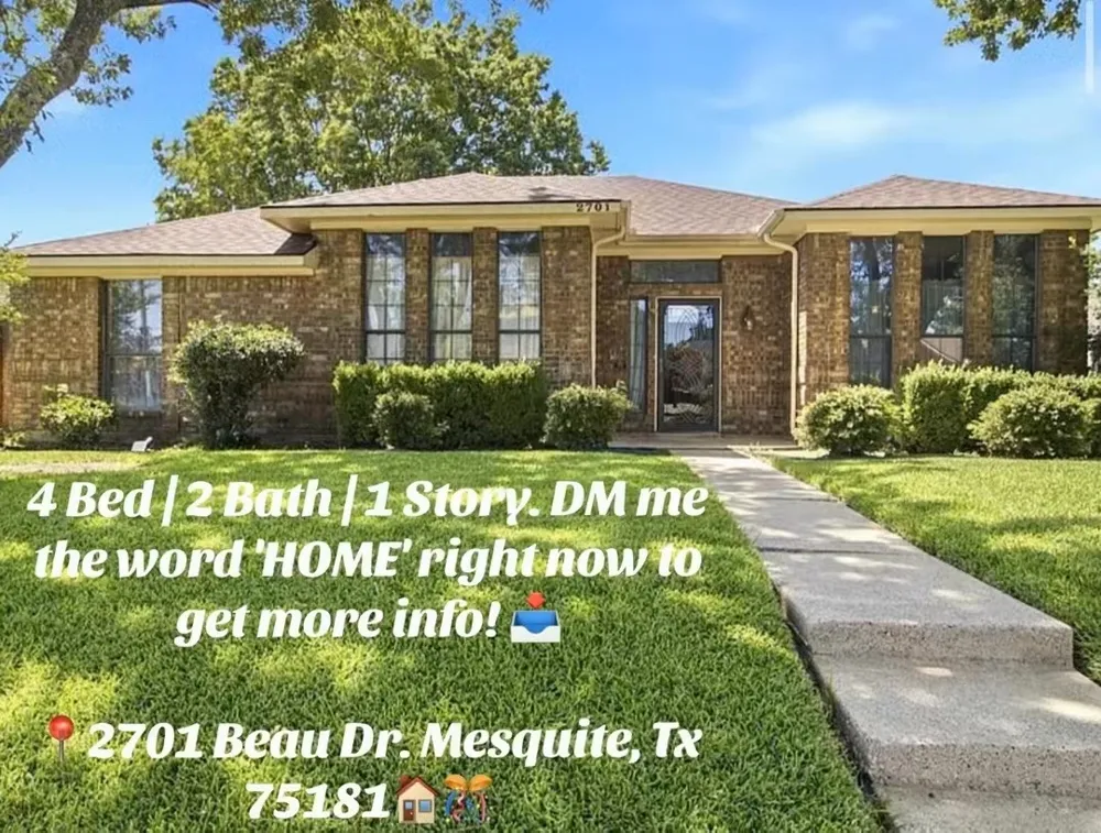 2701 Beau Drive Mesquite, TX 75181