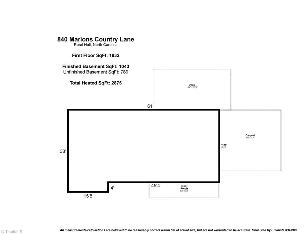 840 Marions Country Lane Rural Hall, NC 27045