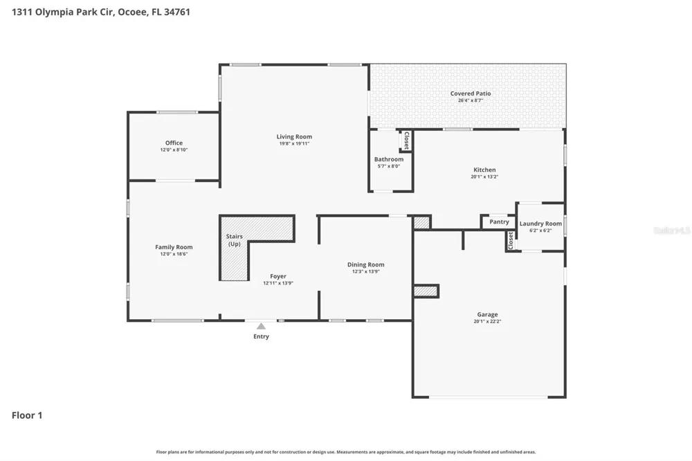 1311 OLYMPIA PARK CIRCLE Ocoee, FL 34761