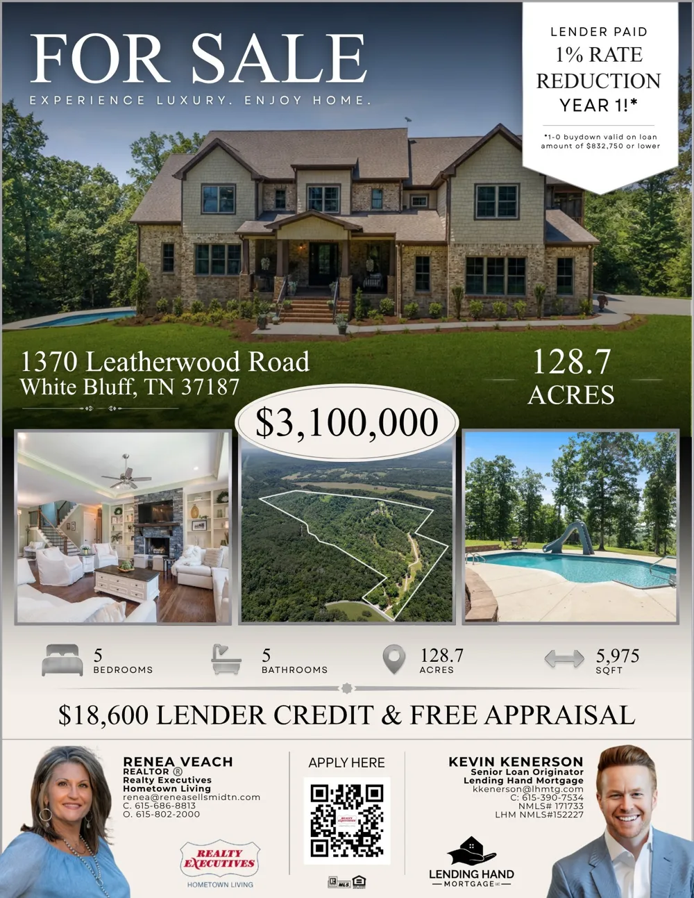 1370 Leatherwood Rd White Bluff, TN 37187