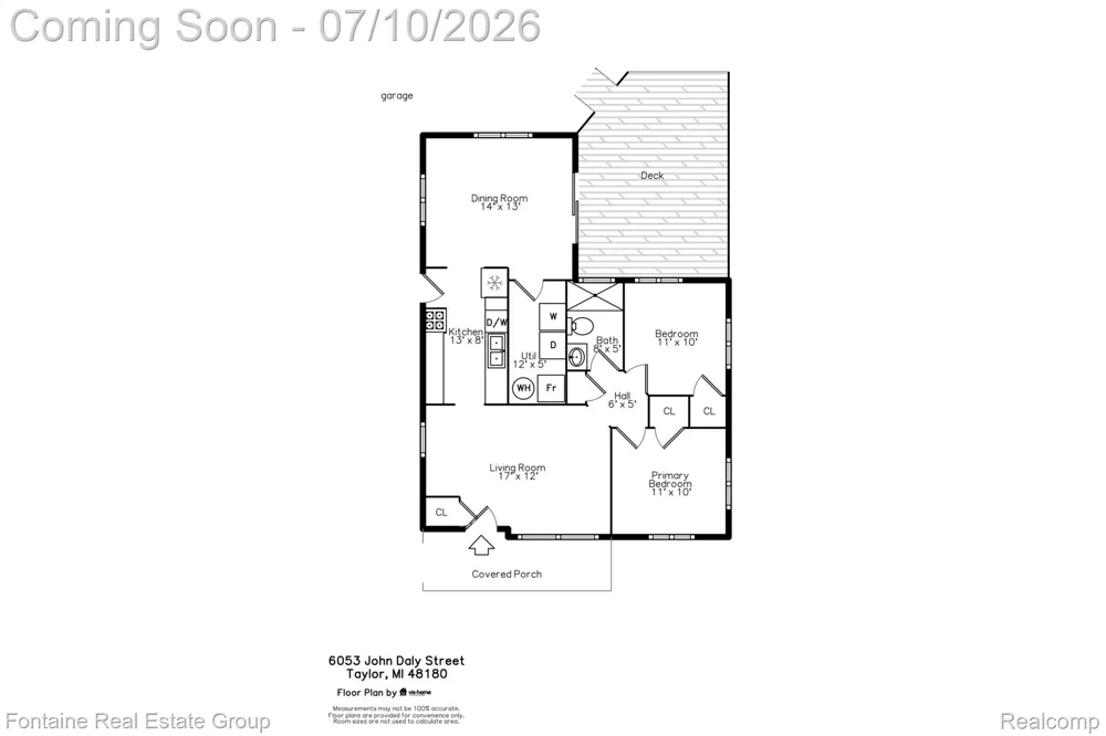 6053 John Daly Street Taylor City, MI 48180