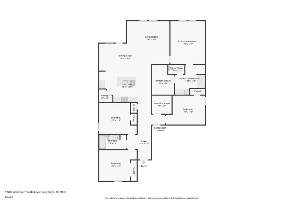 12208 Silverton Tree Bend Mustang Ridge, TX 78610