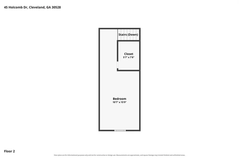 45 Holcomb Drive Cleveland, GA 30528