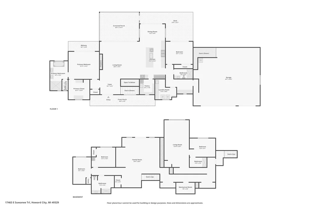 17463 E Suwanee Trail Howard City, MI 49329