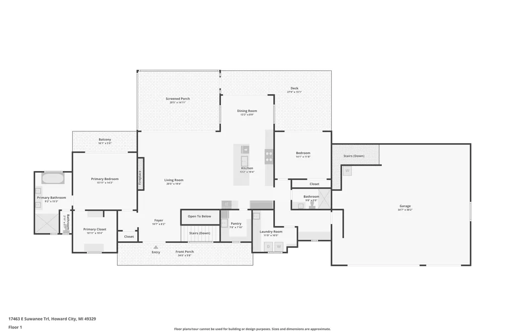 17463 E Suwanee Trail Howard City, MI 49329