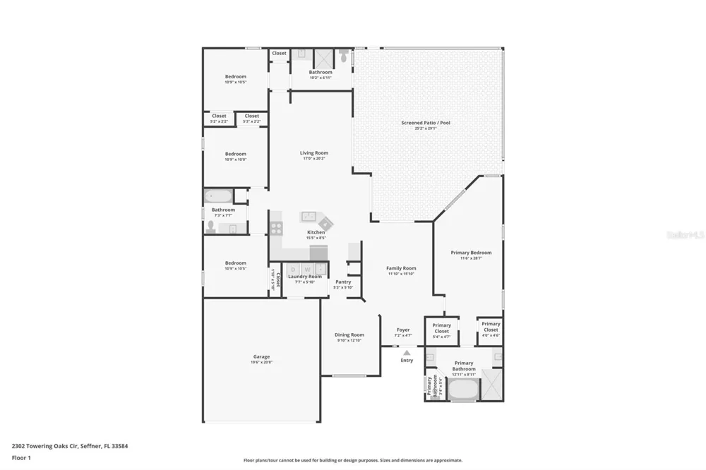 2302 TOWERING OAKS CIRCLE Seffner, FL 33584