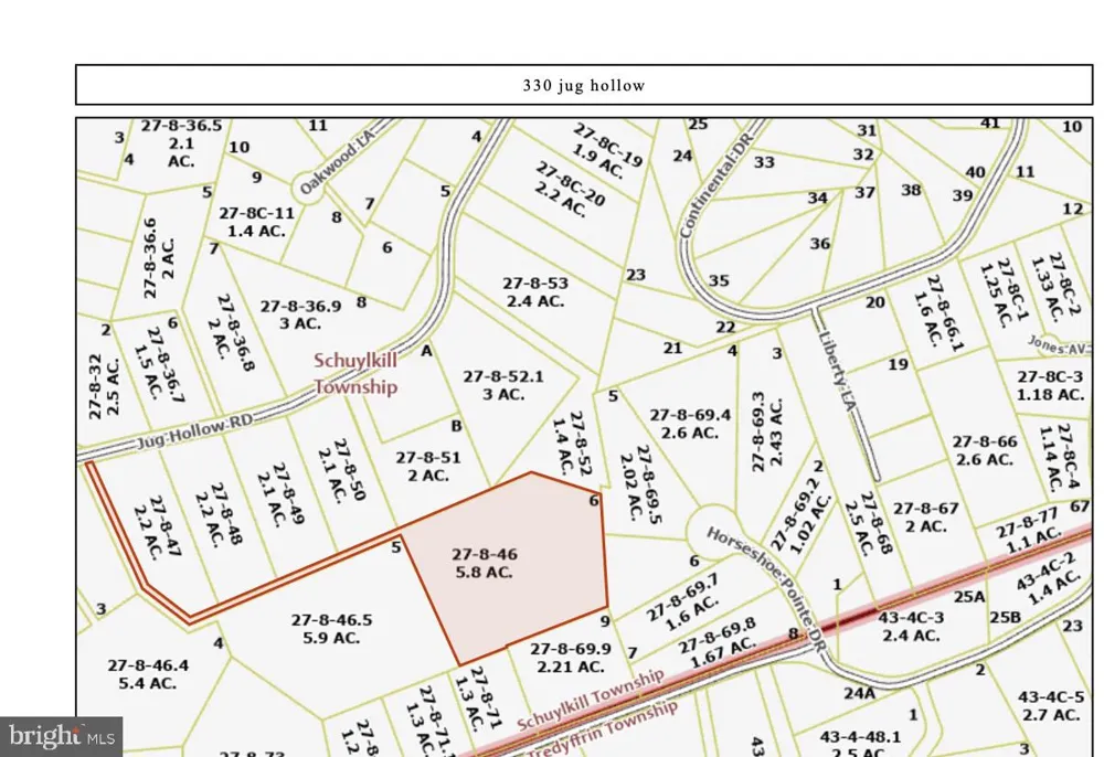 330 JUG HOLLOW ROAD Phoenixville, PA 19460