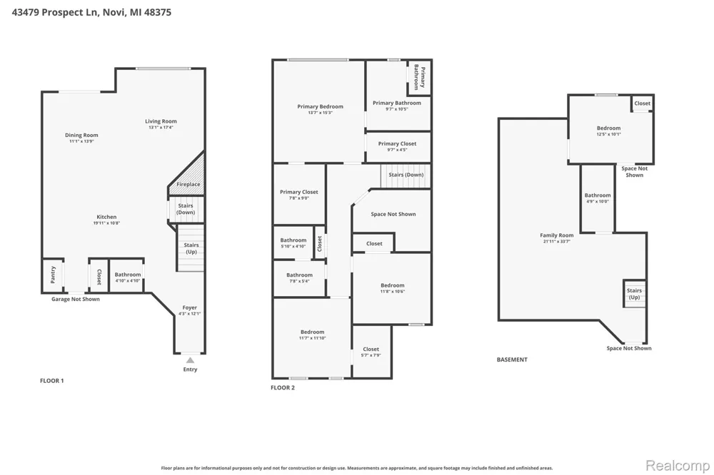 43479 Prospect Lane Novi City, MI 48375