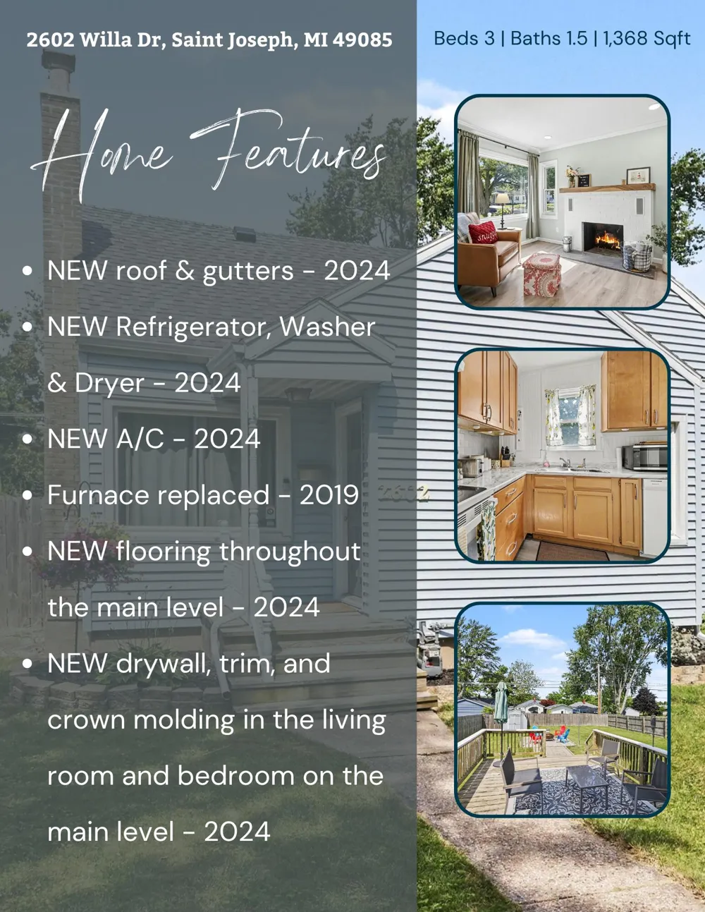2602 Willa Drive St Joseph City, MI 49085