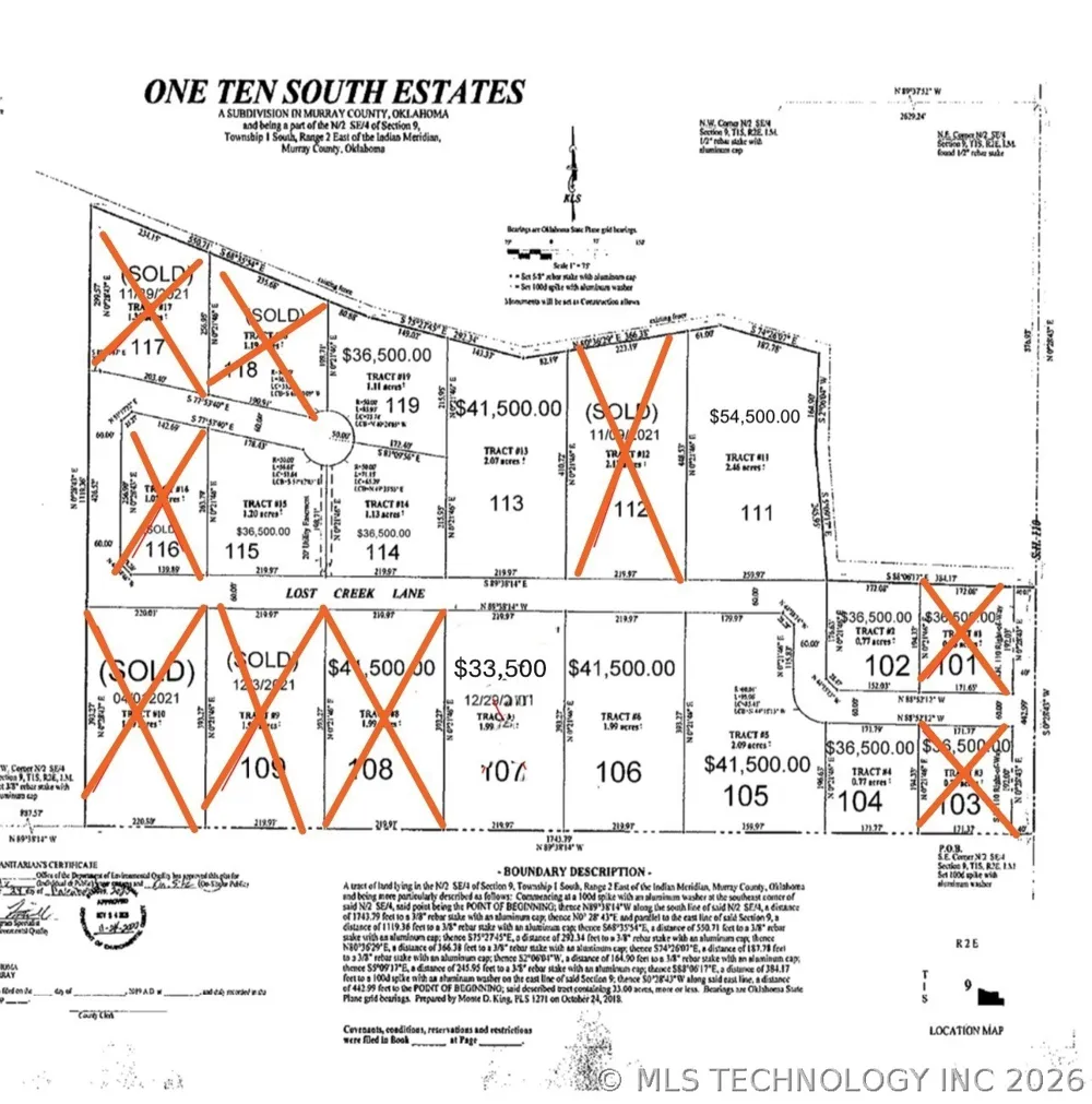114 Lost Creek Lane Davis, OK 73030