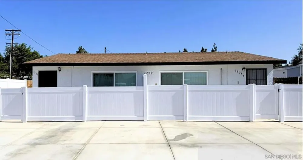 1254 Sumner #A El Cajon, CA 92021
