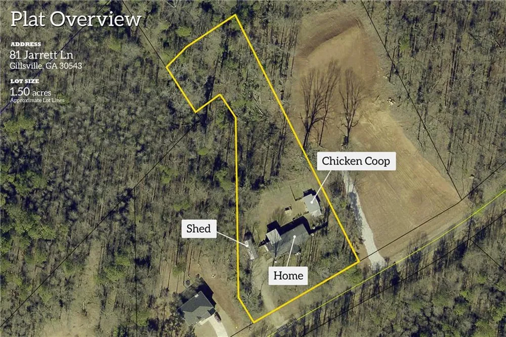 81 Jarrett Lane Gillsville, GA 30543