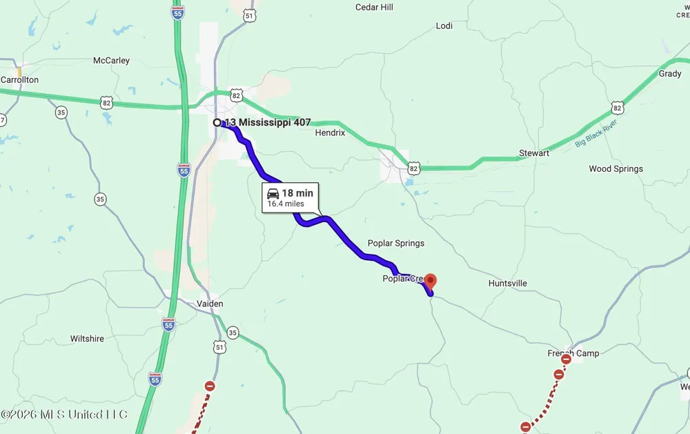 Highway 407 Kilmichael, MS 39747