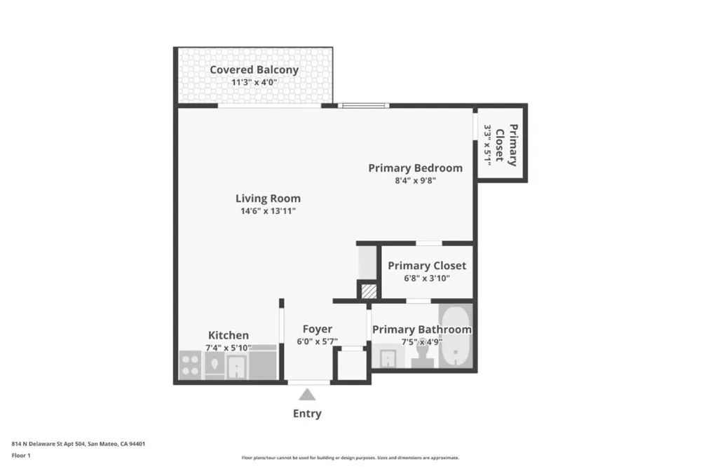 814 Delaware Street #504 San Mateo, CA 94401