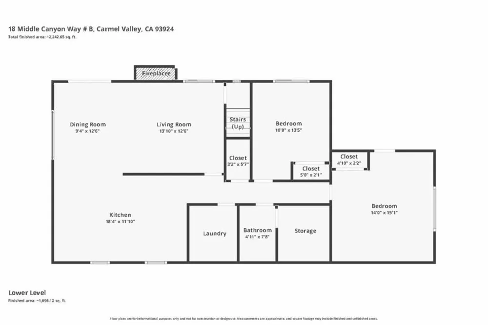18 Middle Canyon Way #B Carmel Valley, CA 93924