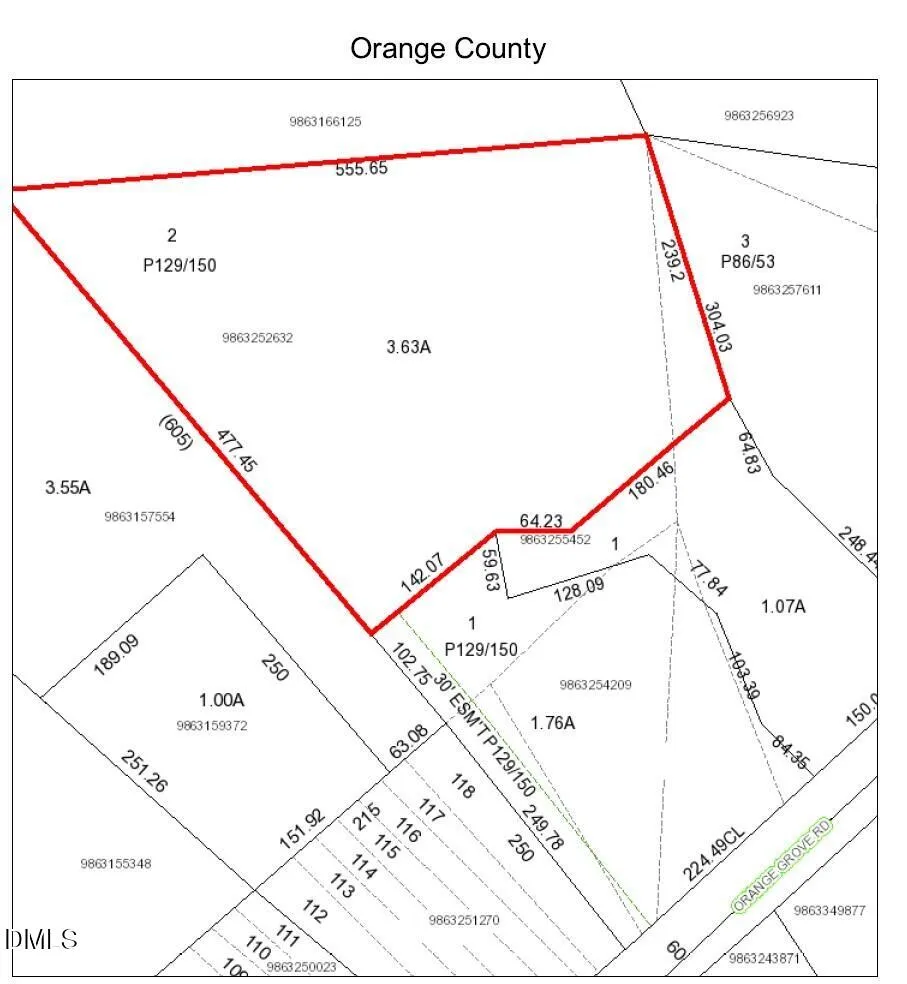 Lot 1 Orange Grv Street Hillsborough, NC 27278