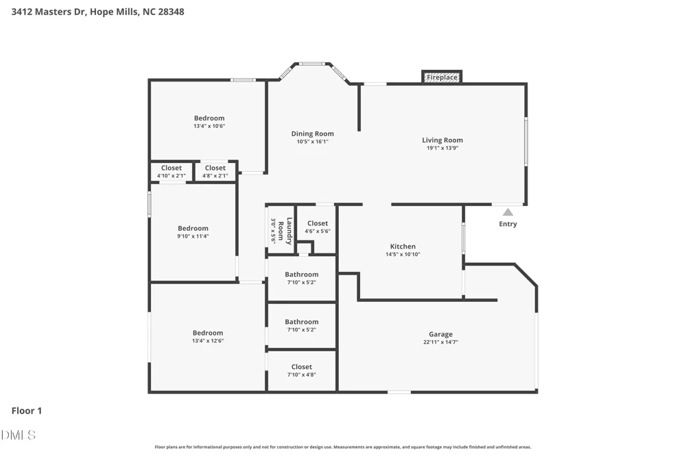 3412 Masters Drive Hope Mills, NC 28348