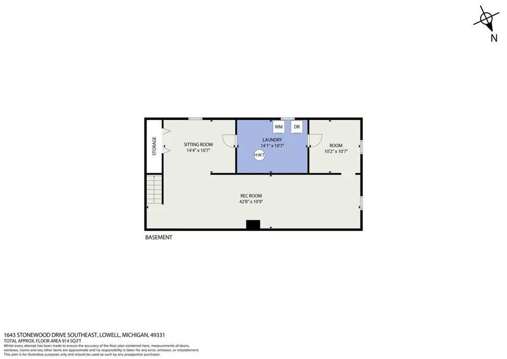 1643 Stonewood Drive SE Lowell Charter Township, MI 49331