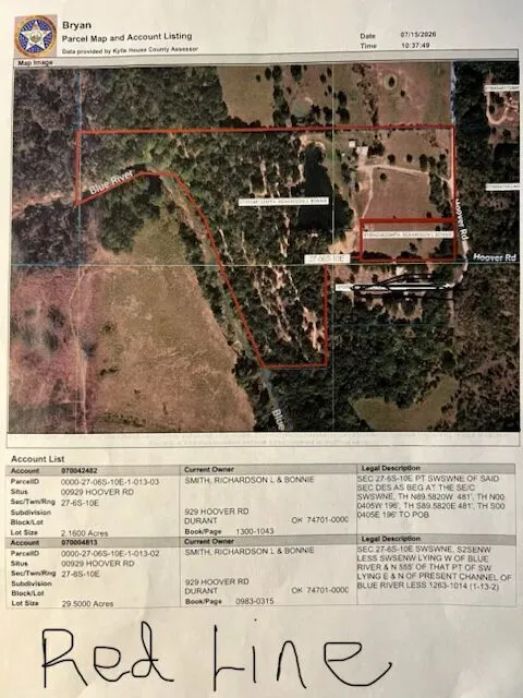 929 Hoover Road Durant, OK 74701