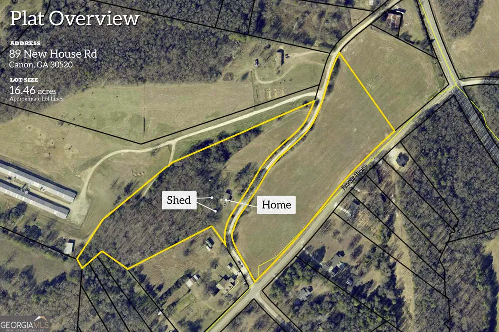 89 New House RD Canon, GA 30520