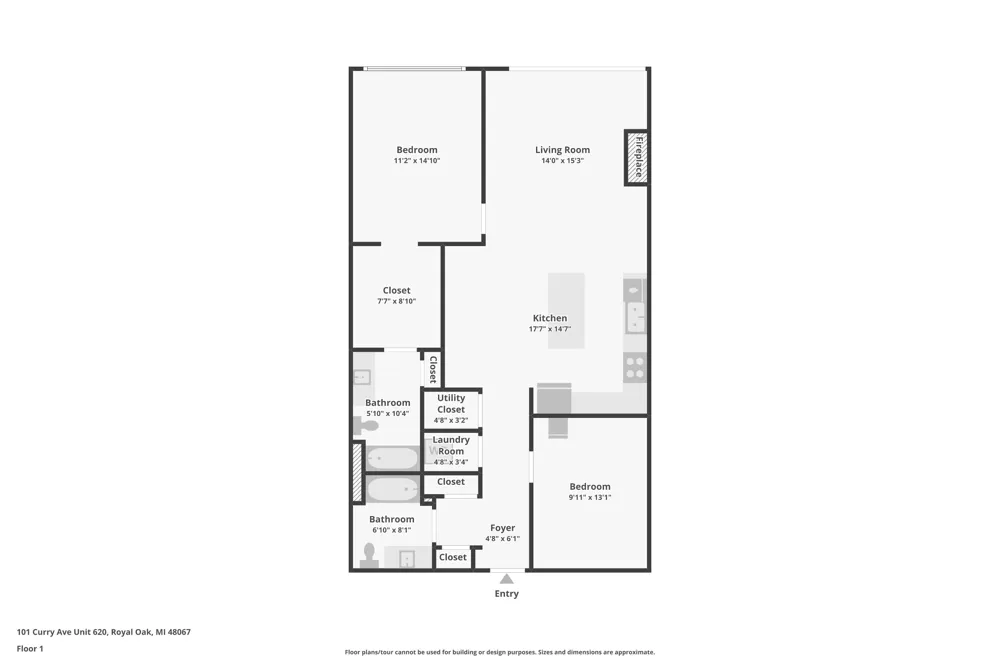 101 Curry Avenue #620 Royal Oak, MI 48067