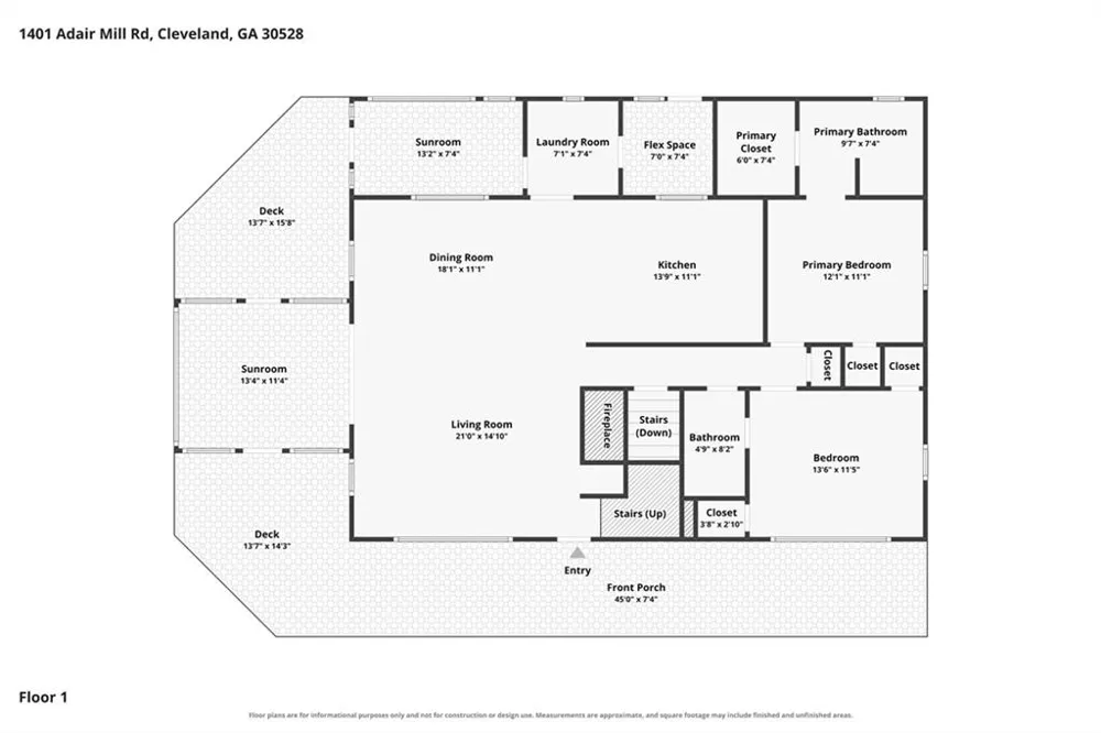 1401 Adair Mill Road Cleveland, GA 30528