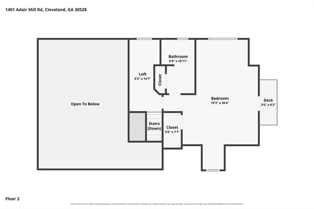 1401 Adair Mill Road Cleveland, GA 30528