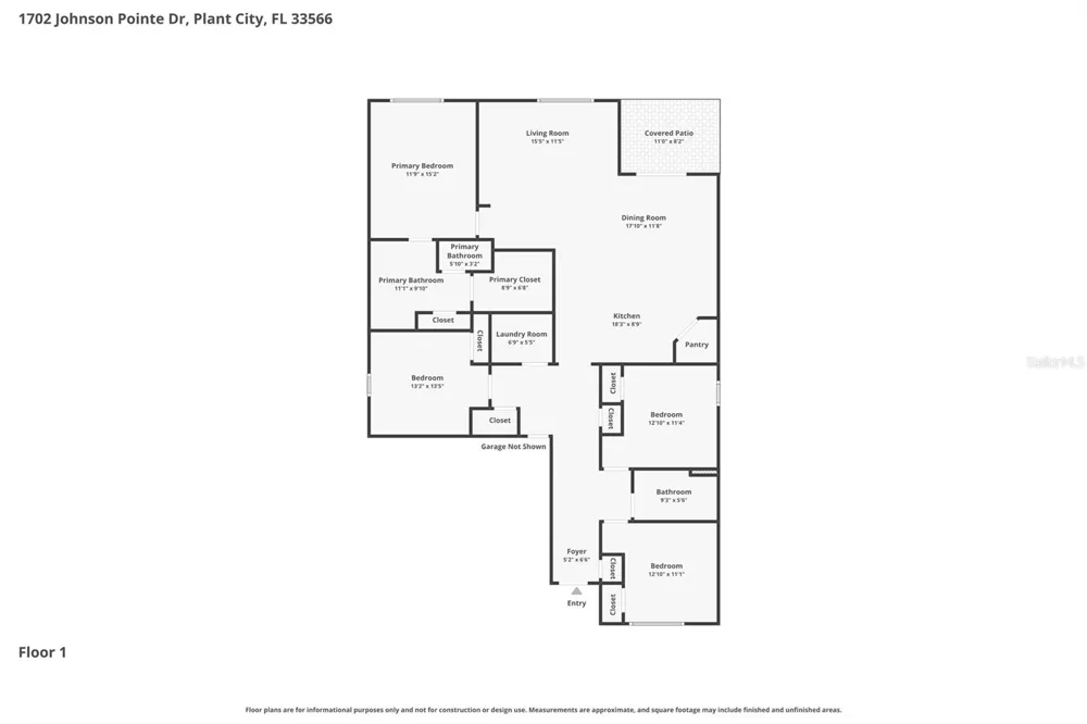 1702 JOHNSON POINTE DRIVE Plant City, FL 33566