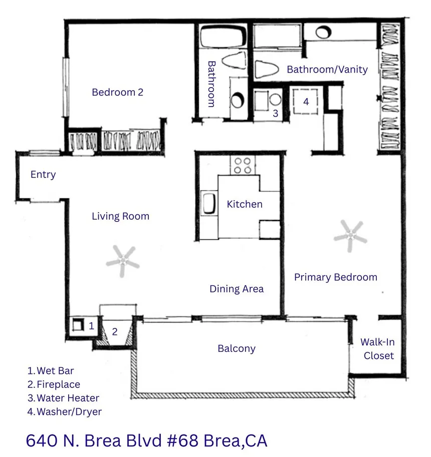640 Brea #68 Brea, CA 92821