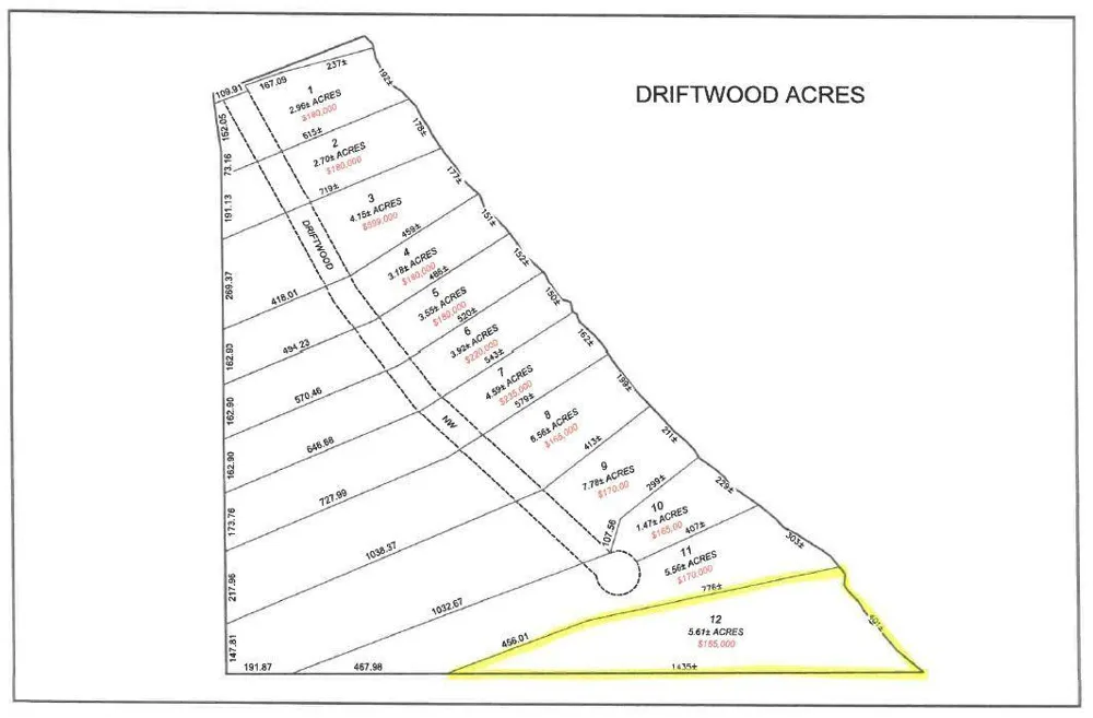 Lot 12 - TBD Driftwood Lane NW Baudette, MN 56623