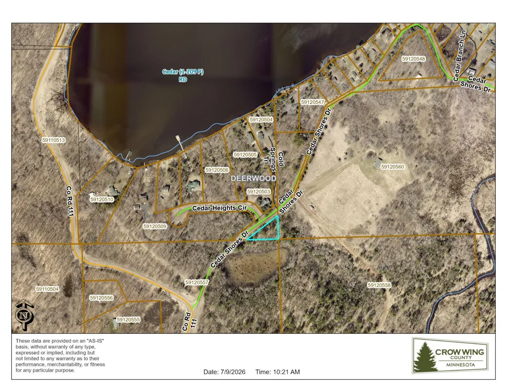 TBD Cedar Shores Drive Deerwood, MN 56444