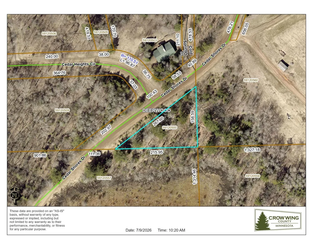 TBD Cedar Shores Drive Deerwood, MN 56444
