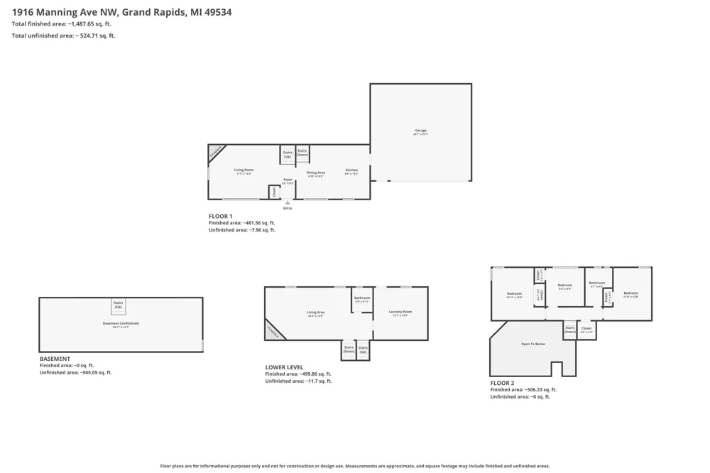 1916 Manning Avenue NW Walker City, MI 49534