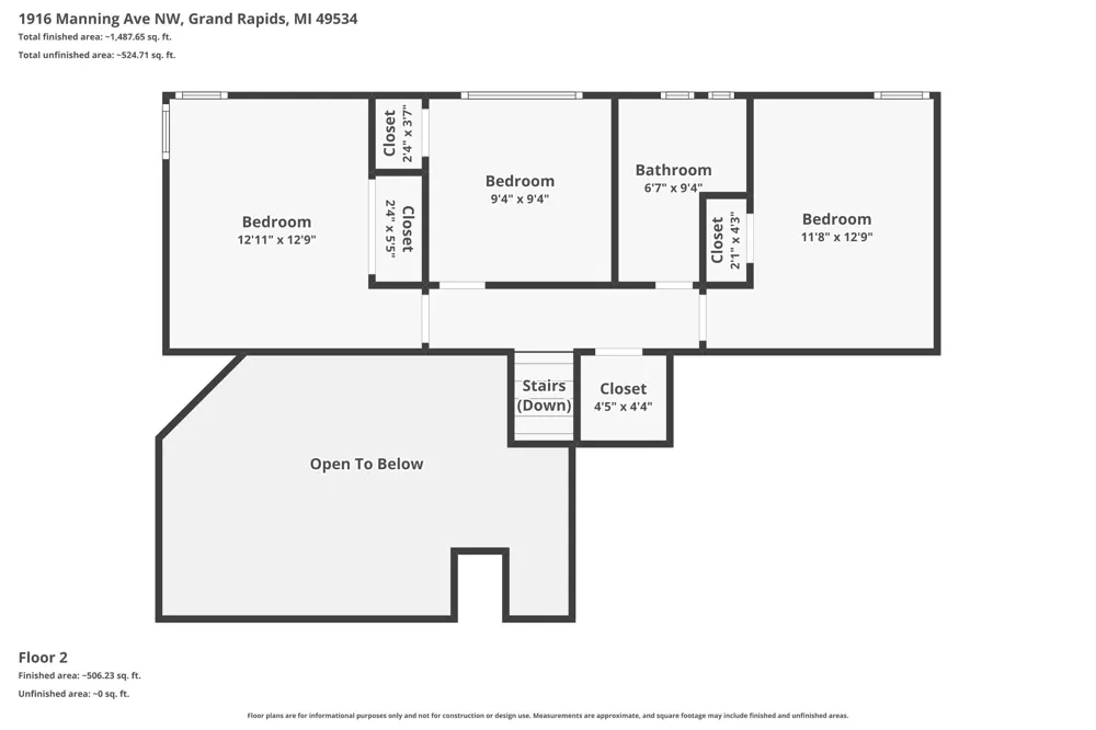 1916 Manning Avenue NW Walker City, MI 49534