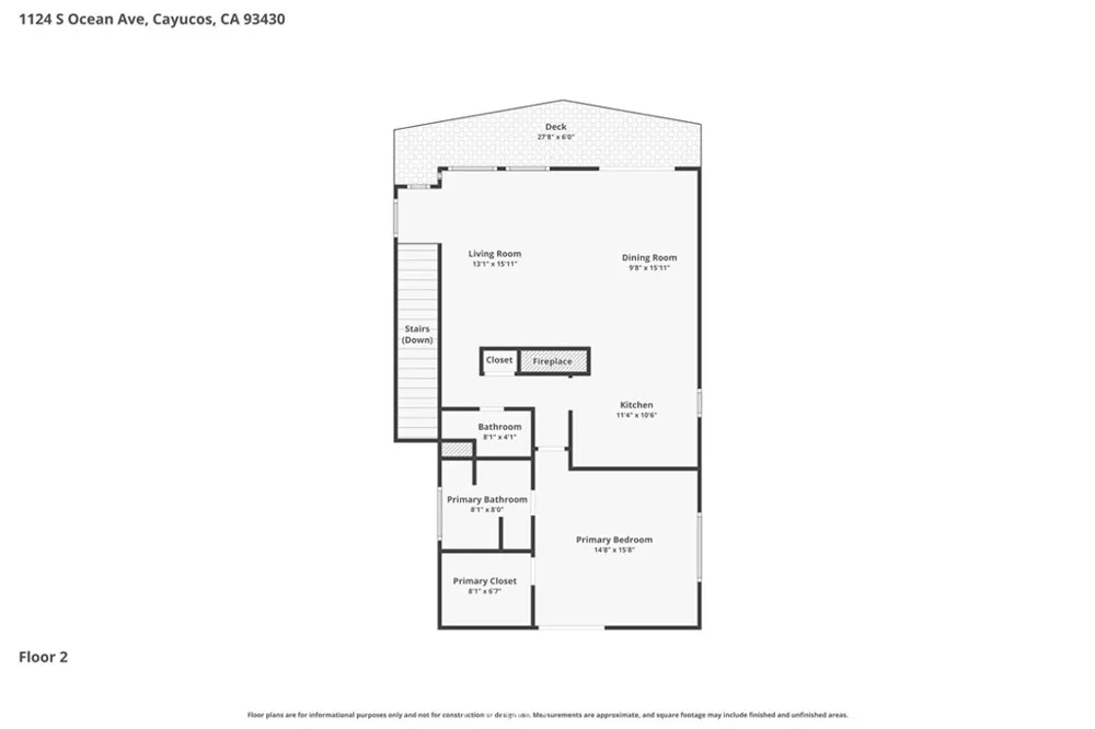1124 S Ocean Avenue Cayucos, CA 93430