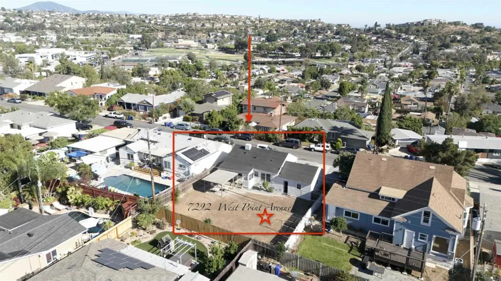 7292 West Point Avenue La Mesa, CA 91942