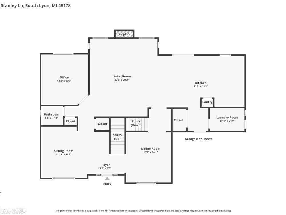 25346 Stanley Lane Lyon Charter Township, MI 48178