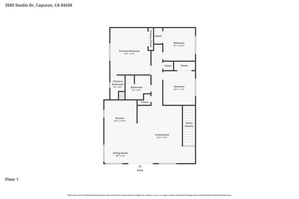 3585 Studio Cayucos, CA 93430