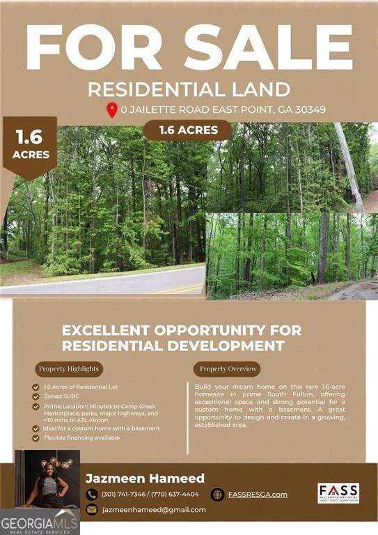 0 Jailette RD South Fulton, GA 30349