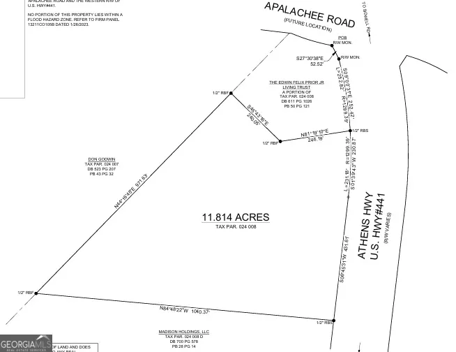 11.78 AC +- Athens Highway Madison, GA 30650