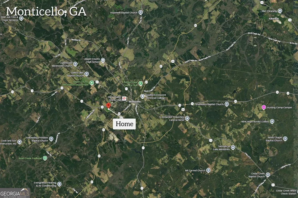 615 Brazey RD Monticello, GA 31064