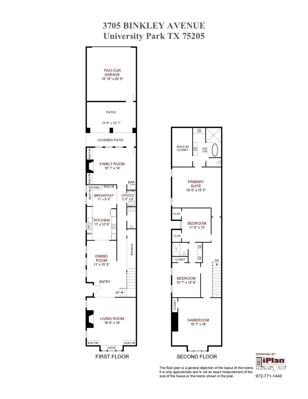 3705 Binkley Avenue University Park, TX 75205