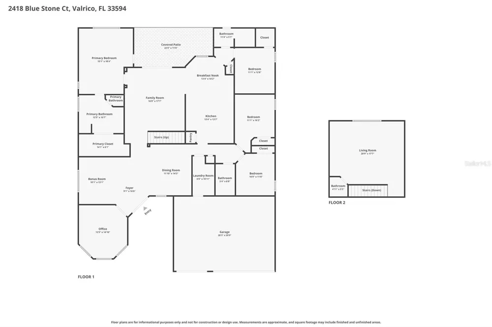 2418 BLUE STONE COURT Valrico, FL 33594